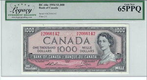 1954 BOC BC-44e Thi/Cro�A$1000 SN# A/K 2066142�ALegacy GEM NEW 65 PPQ