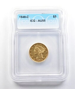 1848-C 5�h�� ���o�e�B�w�b�h �S�[���h �n�[�t�C�[�O�� AU55 ICG *5588