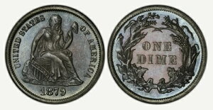 1879N PCGS MS67 s14,000 - Œz 1875-2022N 10Zg ?? Sleeper KEY Seated Dime
