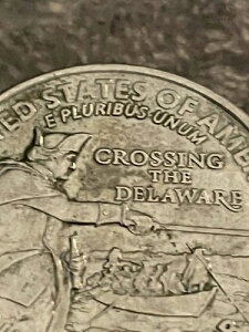 2021 ワシントン州デラウェア川横断 3羽の鳥(エラー)1点もの