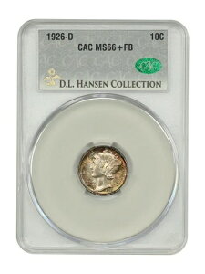 1926-D 10C CACG MS66+FB ex: D.L. Hansen - }[L[_C