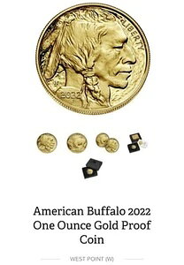 �A�����J���o�b�t�@���[ 2022 1�I���X �S�[���h�v���[�t 50�h���R�C�� 22EL