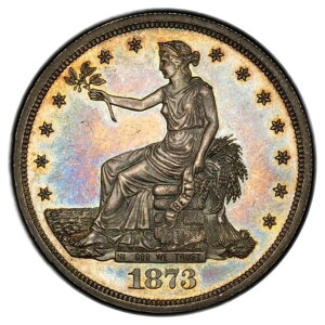 1873�N T$1 �f�Ճh�� PCGS PR64