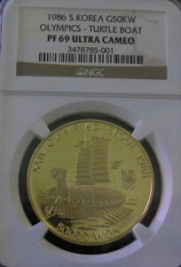 1986N ؍ 50KW S[h ^[g{[g NGC PF69 EgJI