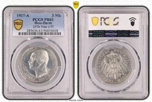 RC wbZ 3}[N 1917 IN z_[ PCGS PR61 v[t Pf Ɋ nswleipzig