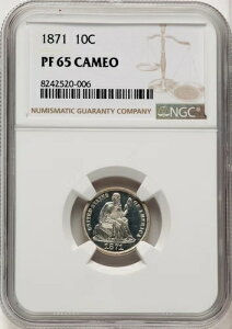 1871 N ȃ_C - NGC PF65 JI - X[p[ PQ ΃JI - f炵!