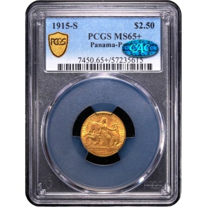 1915S パなまパしふィッく 50C PCGS MS 62 CAC 新規あめりかあンてィーくこいン50ドる パなまパしふィッく金貨