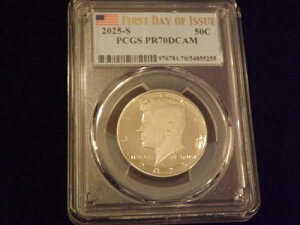 2025N 50Zg n[th s PCGS PR 70