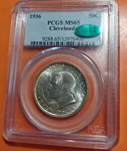 1936�N P PCGS CLEAVLAND MS65 �O���[�����x�� CAC