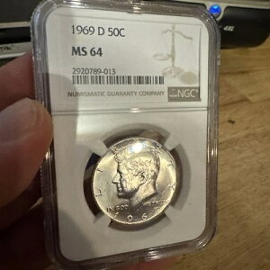 JFK  NGC MS64 n[thn fo[ WEFEPlfB 1969 D