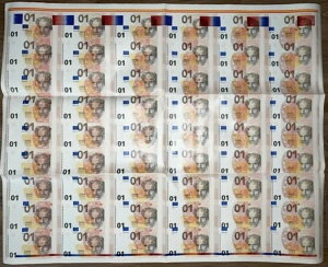 �A���J�b�g �V�[�g 54x ���[�� �e�X�g �m�[�g Bundesdruckerei 2013 �A���o�[�g �V���o�C�c�@�[�W�{