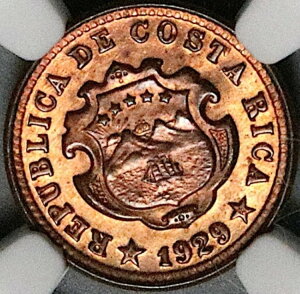 1929 NGC MS 66 �R�X�^���J 5�Z���e�B�� �~���g�X�e�[�g �u�����Y�R�C�� (23042001C)