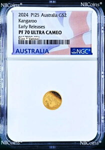 2024N I[XgA ~j[ JK[ v[t 9999 S[h 0.5g $2 NGC PF70 RC ER tbOLB