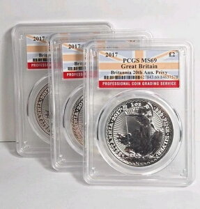 (3) 2017�N Pcgs MS69�u�u���^�j�A�v20���N�L�O�v���C�x�[�g #590