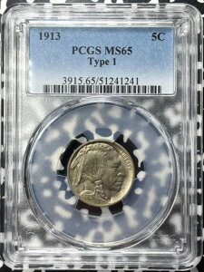 1913N AJ 5Zg obt@[jbP PCGS MS65 bgԍ G9298 Gem BU! ^Cv1