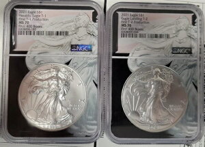2021 �C�[�O�� S$1 T1&T2 MS70 NGC �t�@�C�i�� 400 �{�b�N�X�B