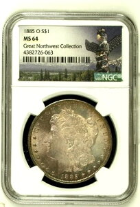 1885 O �����K����� - NGC MS 64 �F�� 4382726-063 �m�[�X�E�F�X�g�R���N�g