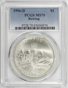 1996-D �A�g�����^�I�����s�b�N�{�[�g���Z�L�O��� 1�h�� PCGS MS70 [BN974]