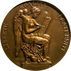 フランス 1988年 国民議会メダル ボワイエ作 NGC MS 69