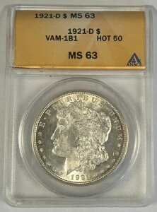 1921-D [K 1hd zbg50 VAM-1B1 ANACS MS 63