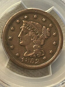 1852 N [W Zg 1 Zg RC PCGS N[jOς݃O[h ɍׂfBe[ ɂꂢ |