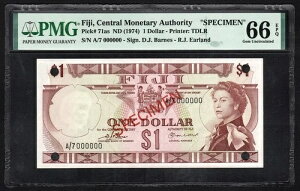 1974N tBW[AʉݒA{A1hAPick-71as PMG 66 UNC