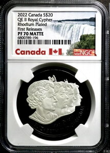 2022N Ji_ 20h QEII CTCt@[ ? WE ? FR ? NGC PF 70 }bg BS33