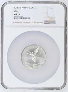 2018 Mo ���L�V�R ���x���^ 2�I���U 2 �I���X .999 �V���o�[ - NGC MS70