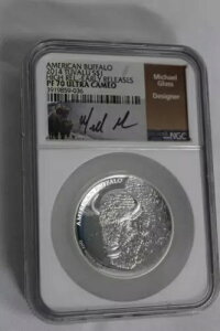 �A�����J���o�b�t�@���[ 2014 �c�o�� $1.999 �V���o�[ NGC PF70 �E���g���J���I �A�[�e�B�X�g�T�C������