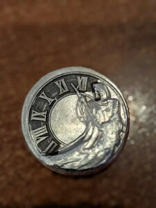 1オンス Mutiny Metals ハンドメイドシルバー「Your Time Is Up」