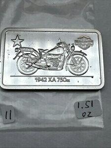 1.5�I���X 1942 XA 750cc �n�[���[�_�r�b�h�\�� ���[�^�[�T�C�N�� 0.999�t�@�C���V���o�[�o�[