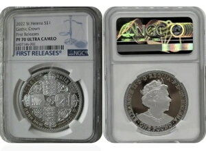 2022�N �p���S�V�b�N�N���E�� NGC PF 70 �E���g���J���I �V���o�[ �v���[�t 1�I���X 0.999 ���C�I���f�U�C�� C