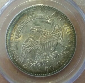 DꂽF̕W{: 1823 NLbvh oXg Vo[ n[t h PCGS AU 53 ̂???