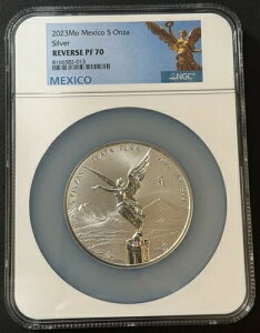 2023N 5IX .999 Vo[ LVR Mo Libertad o[Xv[t NGC o[X PF 70 Lib Lab