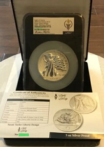 2024 サモア ライト オブ リバティ 5オンス スーザン テイラー デザイン NGC エンハンスド REV プルーフ PF70!
