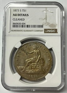 1873-S fՋ NGC AU ڍ׃N[jOς *ɔ*