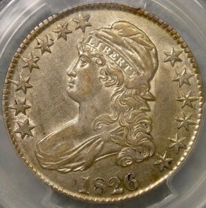 1826N LbvoXg Vo[ n[th 󏭂ȗ͋_uvt@C PCGS AU 50