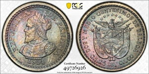 �p�i�} 2 1/2 �Z���e�V�� 2.5C 1904 PCGS MS65 �V���o�[ �p�i�} �s�� - ���C���{�[�g�[��