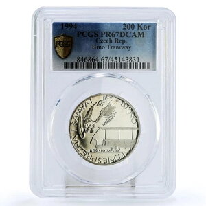 �`�F�R���a�� 200�R���i �u���m�̔n�ԘH�ʓd�� PR67 PCGS ��� 1994�N