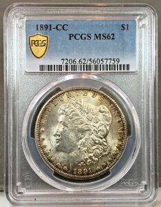 1891-CC AJ 1h K PCGS MS62 ~ J[\VeB