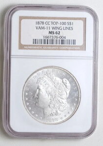 1878-CC �J�[�\���V�e�B �����K�� �V���o�[ �_���[ VAM-11 �g�b�v 100 �E�B���O ���C�� NGC MS62