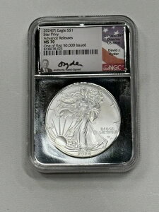 2024-p NGC MS70 �V���o�[�C�[�O�� 1st �X�^�[ �v���C���B �T�C������ ����5���� �� �f�C���B�b�h 50k