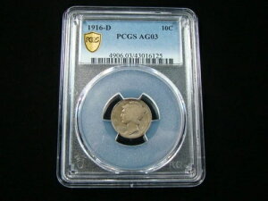 1916�N-D �}�[�L�����[��� 10�Z���g�d�� PCGS �O���[�h AG03 #43016125