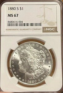 1880-S NGC MS67 �����K�����