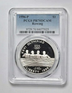 PR70 1996�N P �I�����s�b�N - �{�[�g���Z�L�O $1 PCGS �u���[���x��