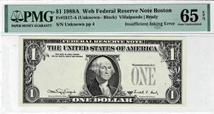 1988A AMs 1 h WEB ERROR-fr.1917-A (CNs) PMG 65 EPQ