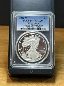2012-W �A�����J�� �V���o�[ �C�[�O�� PR70 DCAM PCGS ����� PR �Z�b�g