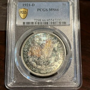 1921N D K PCGS MS-66 CZCuU[hXg[ rrbhXybNhg[