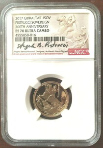 2017�N �W�u�����^�� �\�u�������� ����200���N�L�O 1SOV PF70 UC NGC CERT# 4555858-016
