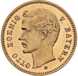 ドイツ - 1912 D - オットー - 10 マルク - ミュンヘン造幣局 - NGC MS65+ - 新品同様の希少品!